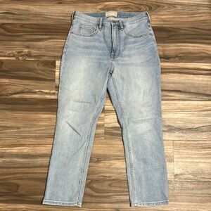 Everlane The Original Cheeky Jean Womens Size 28S Organic Cotton Light Wash